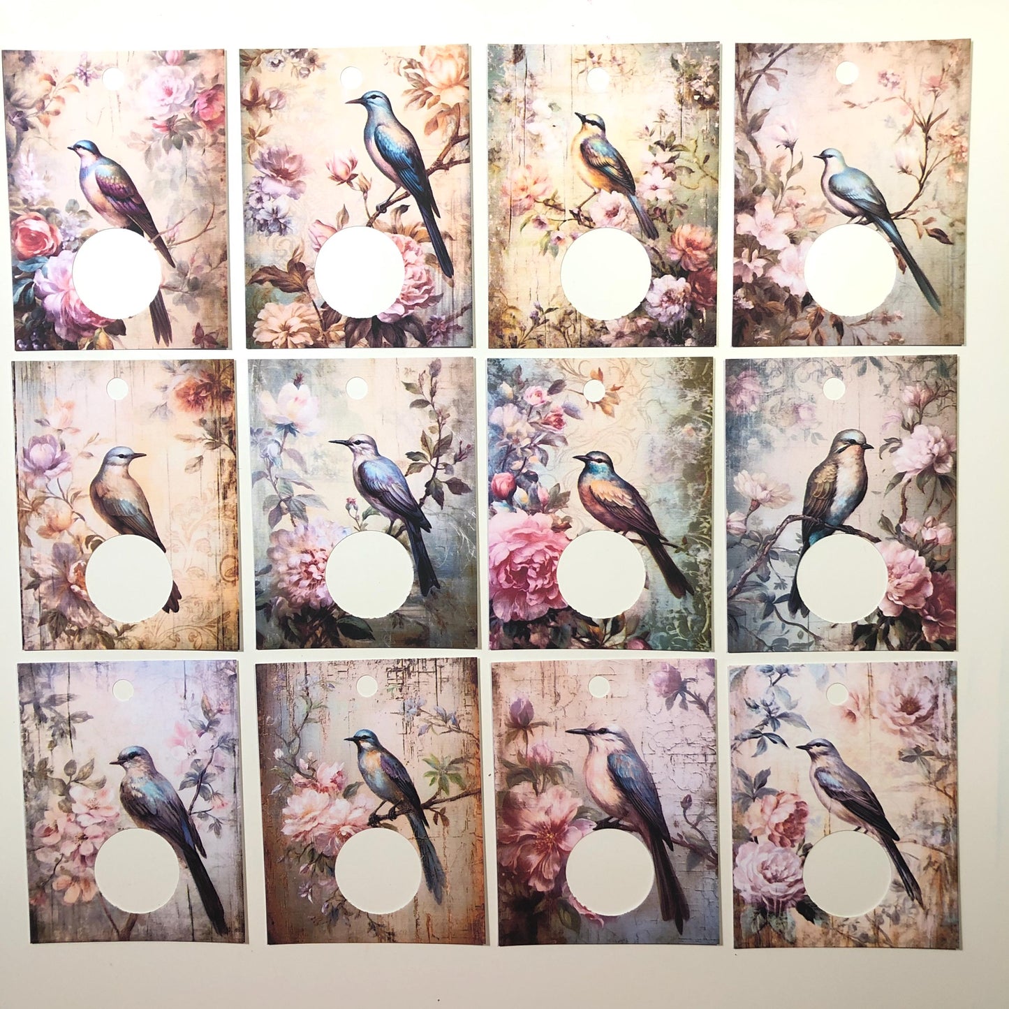 Birds and Florals Thread Drops - Pack of 24