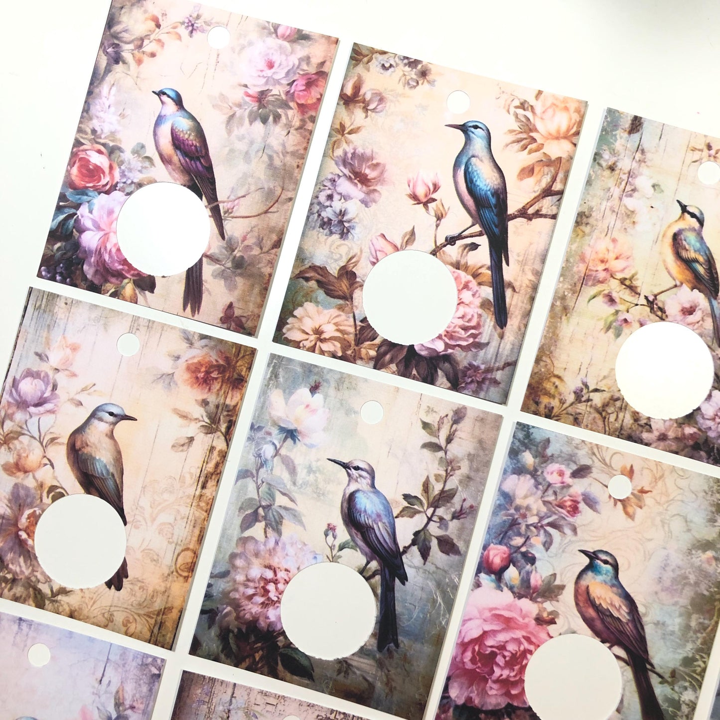 Birds and Florals Thread Drops - Pack of 24