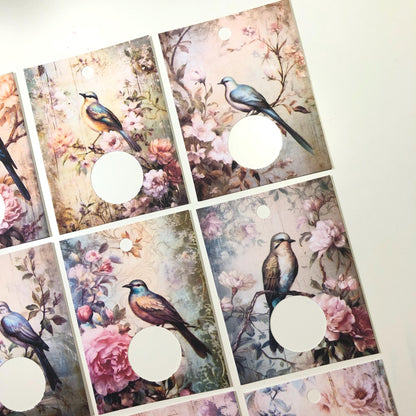 Birds and Florals Thread Drops - Pack of 24