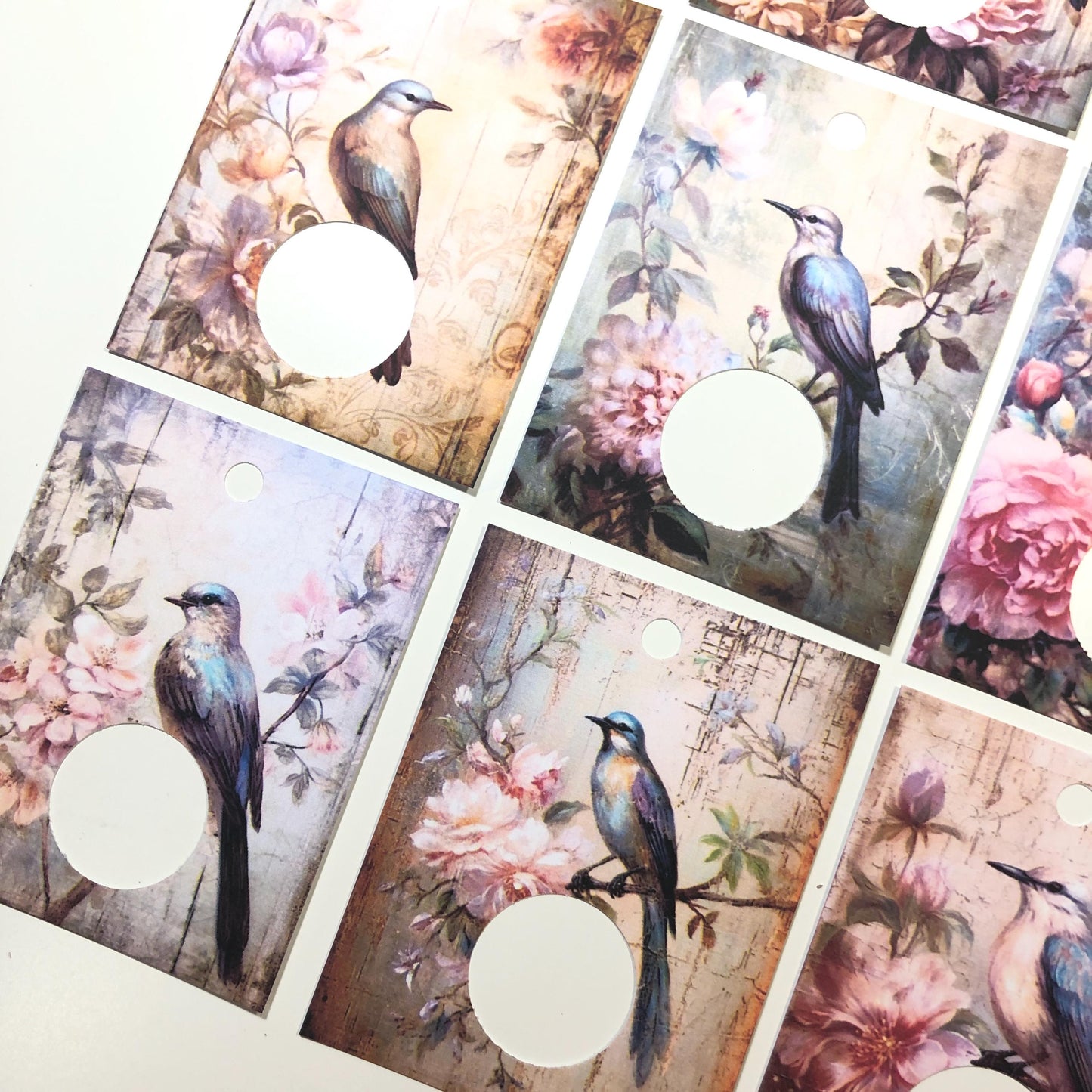 Birds and Florals Thread Drops - Pack of 24