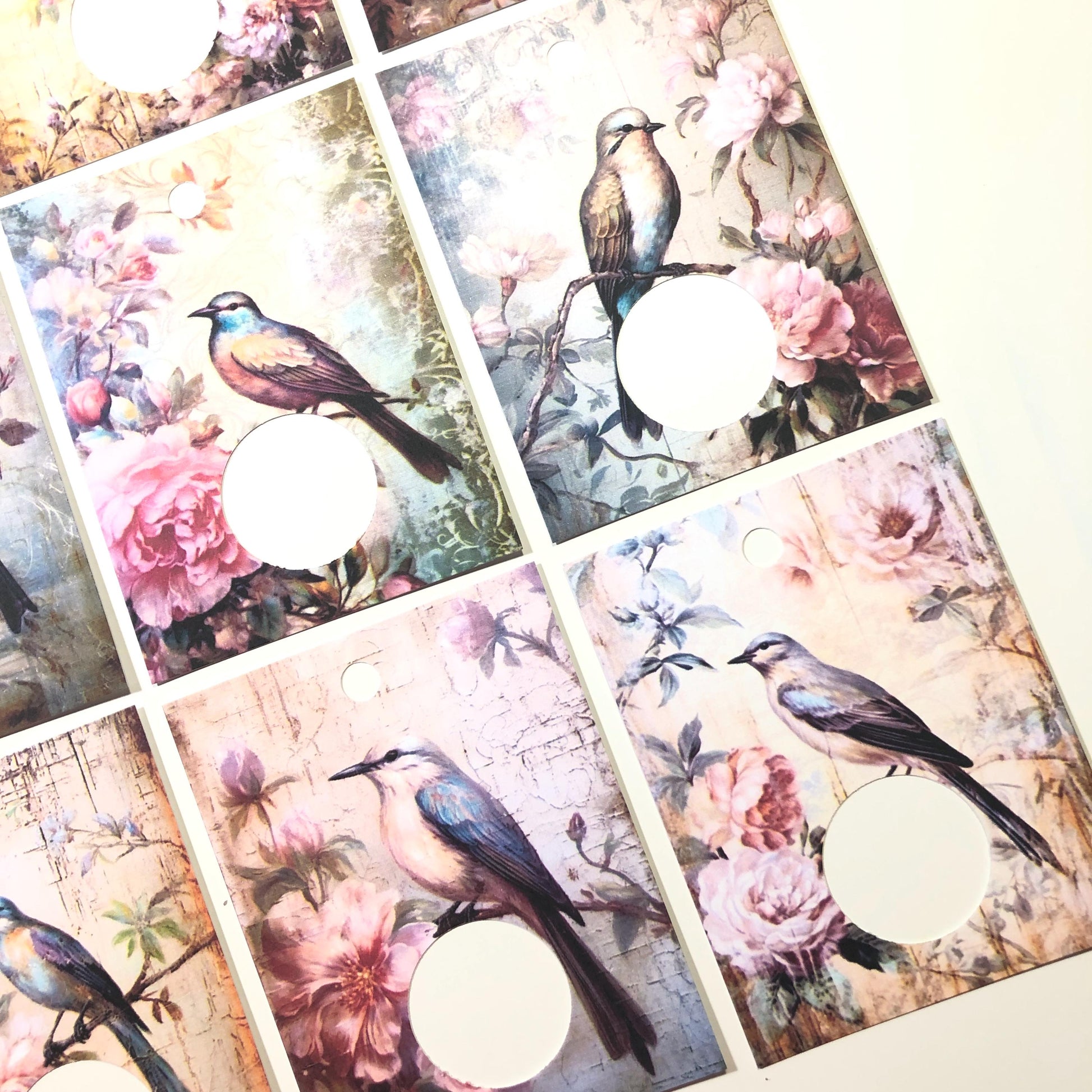 Birds and Florals Thread Drops - Pack of 24