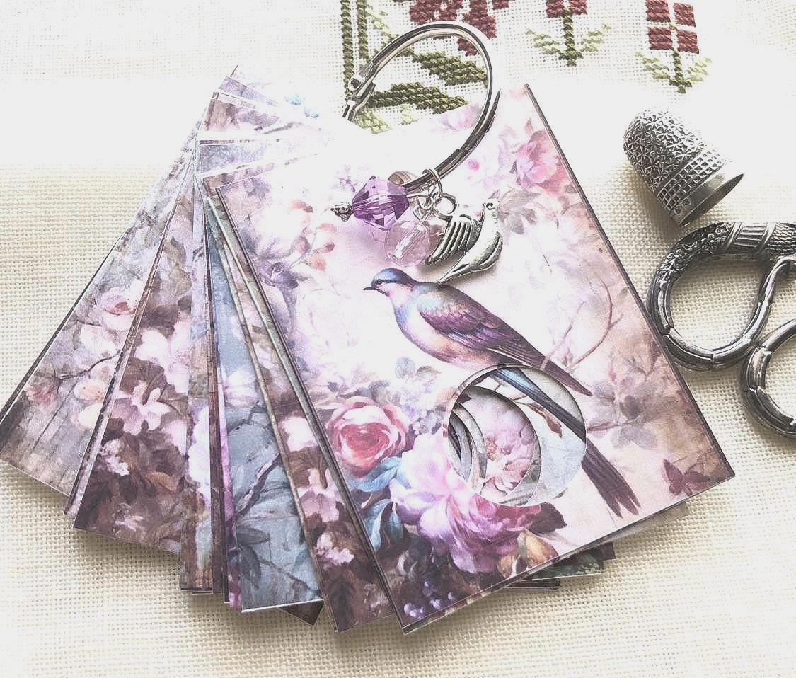 Birds and Florals Thread Drops - Pack of 24