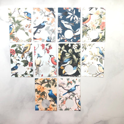 Botanical Birds Thread Drops - Pack of 20