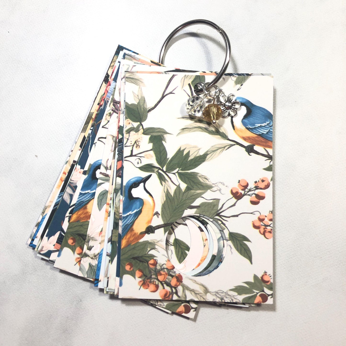 Botanical Birds Thread Drops - Pack of 20