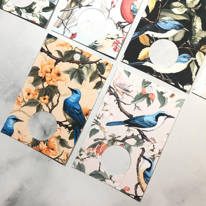 Botanical Birds Thread Drops - Pack of 20
