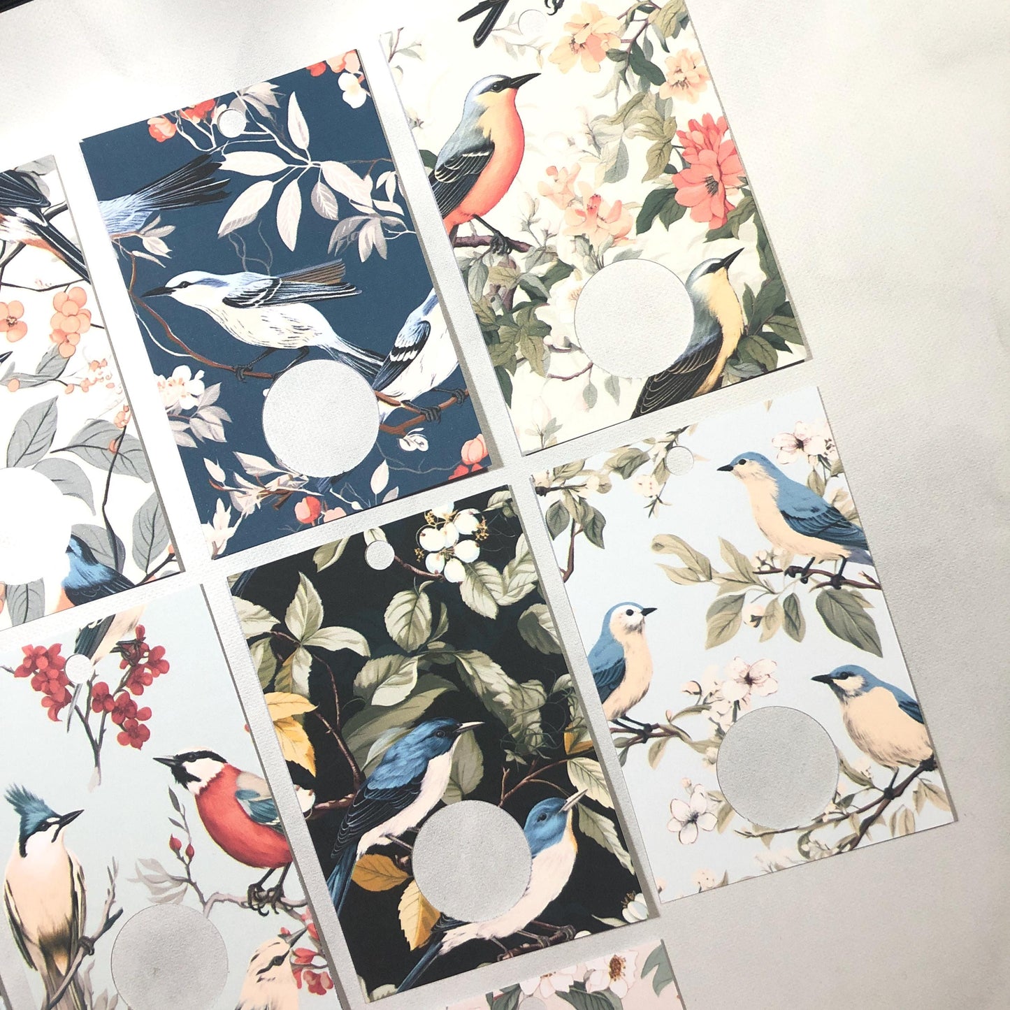 Botanical Birds Thread Drops - Pack of 20