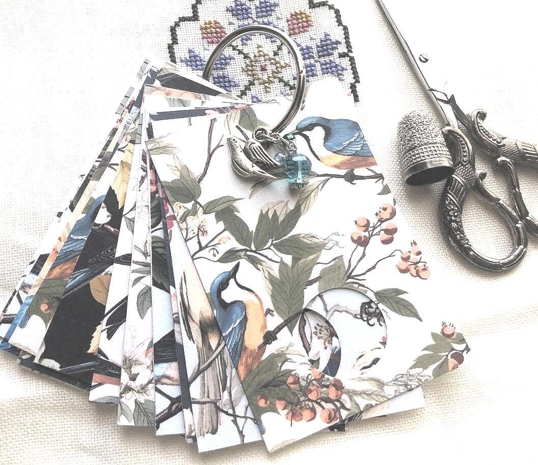 Botanical Birds Thread Drops - Pack of 20
