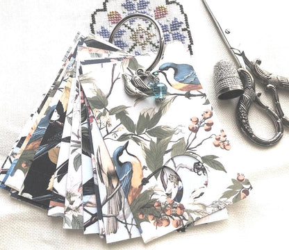 Botanical Birds Thread Drops - Pack of 20