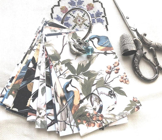 Botanical Birds Thread Drops - Pack of 20
