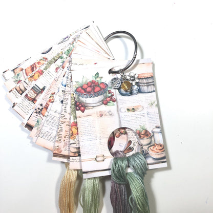 Recipe Book Thread Drops - Pack of 24