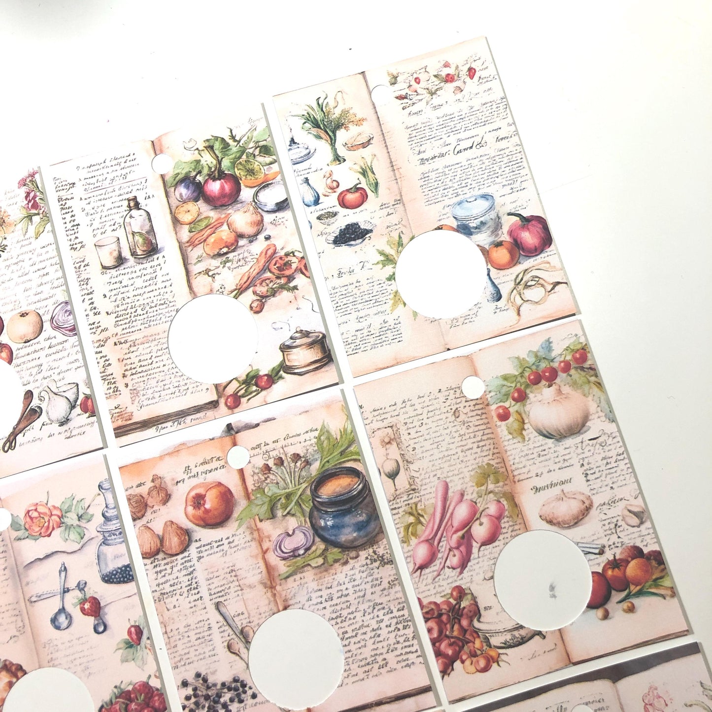 Recipe Book Thread Drops - Pack of 24