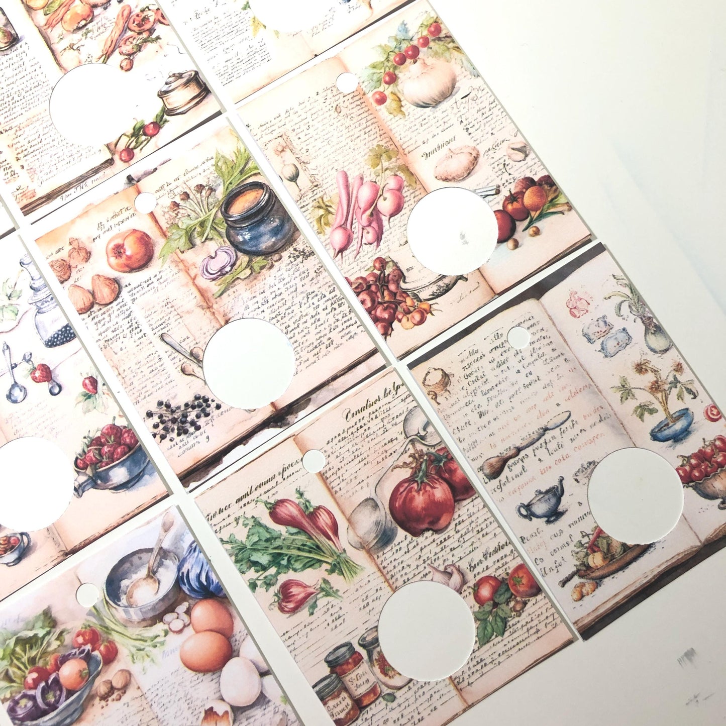 Recipe Book Thread Drops - Pack of 24