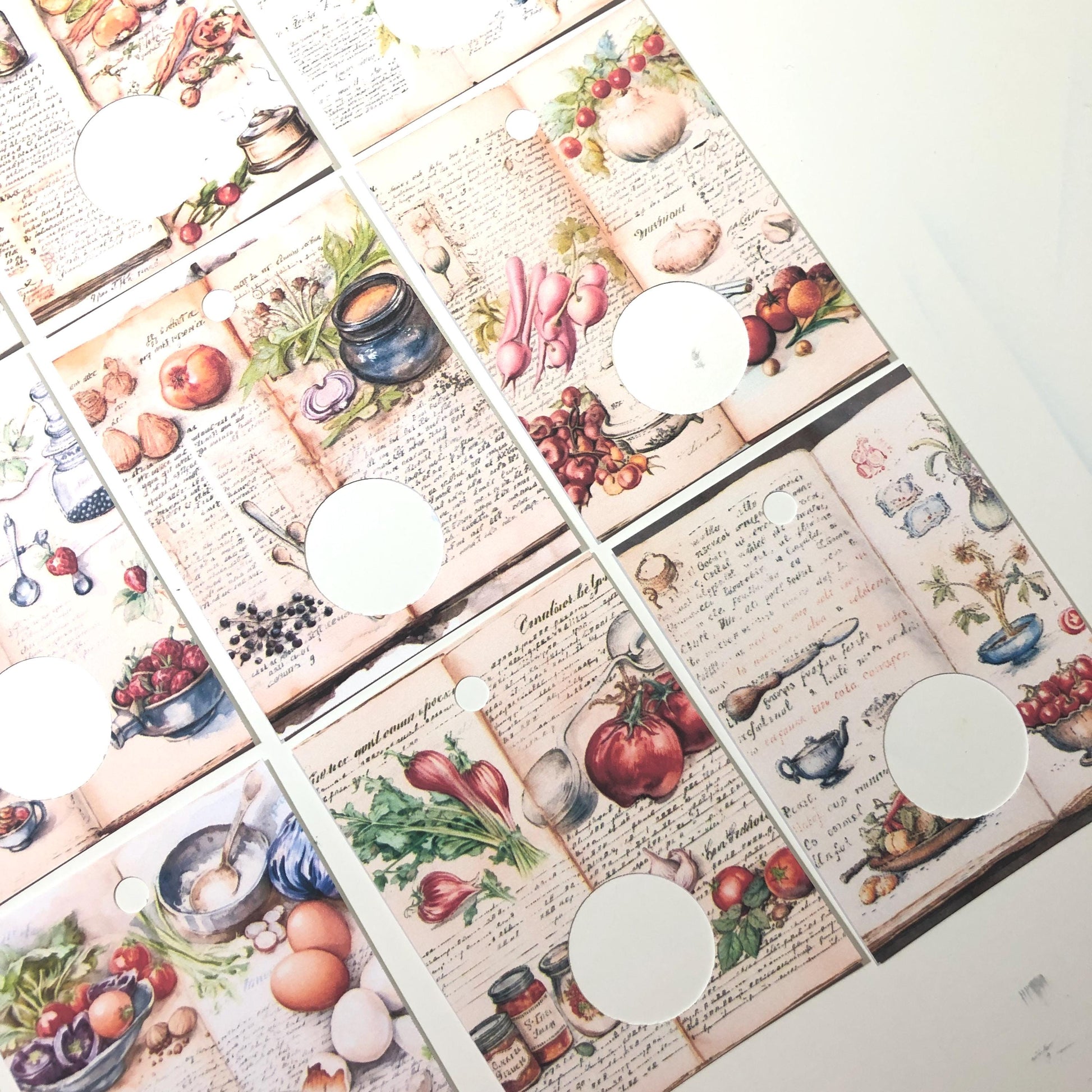 Recipe Book Thread Drops - Pack of 24