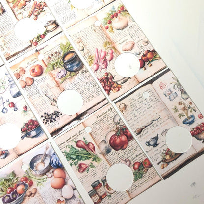 Recipe Book Thread Drops - Pack of 24