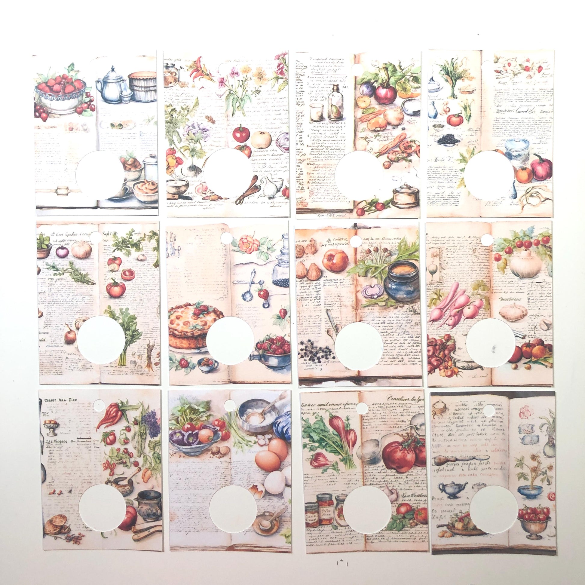 Recipe Book Thread Drops - Pack of 24