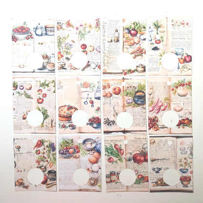 Recipe Book Thread Drops - Pack of 24