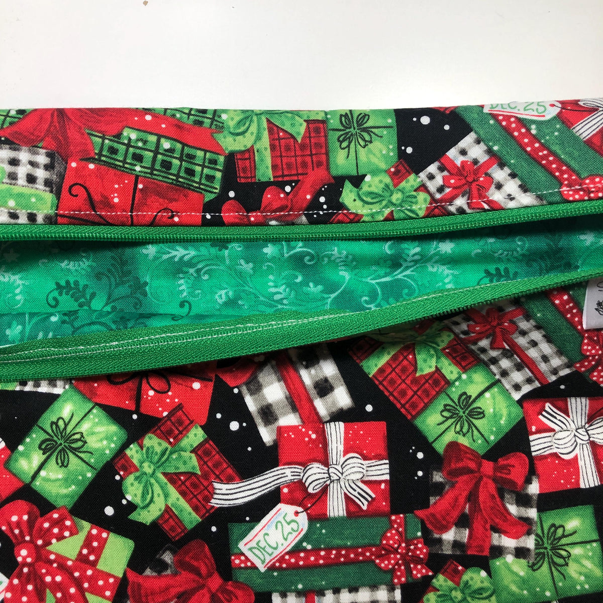 Christmas Presents Themed Project Bag for Cross Stitch and other crafts - Various Sizes