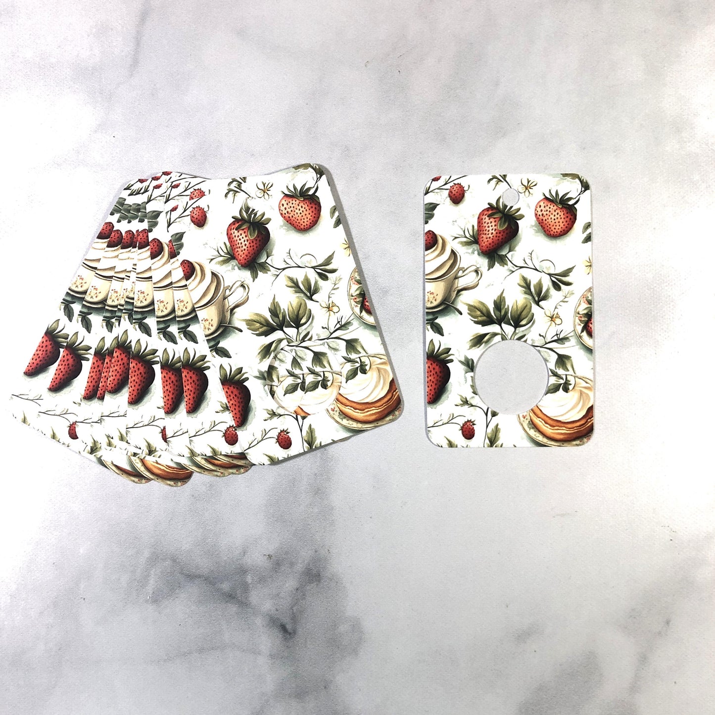 Strawberries & Cream Thread Drops - Pack of 25