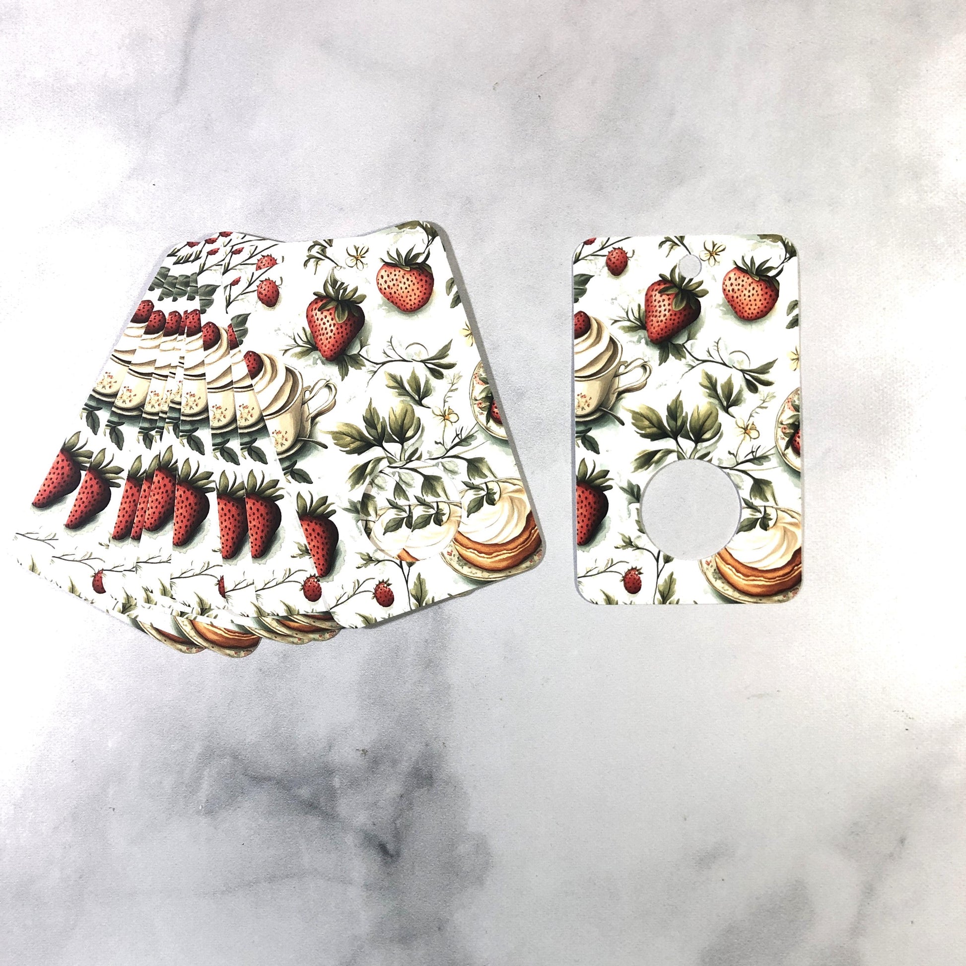 Strawberries & Cream Thread Drops - Pack of 25
