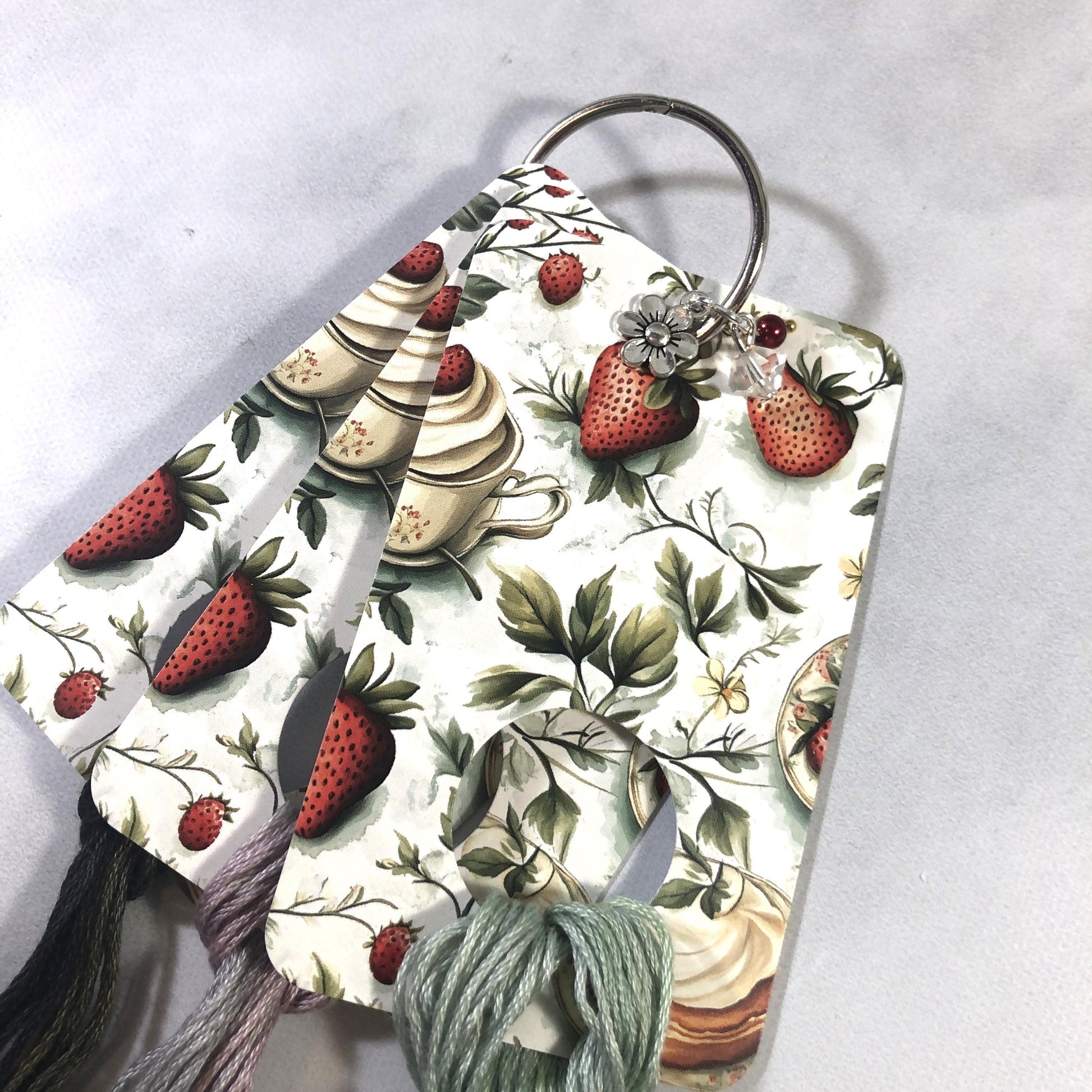 Strawberries & Cream Thread Drops - Pack of 25