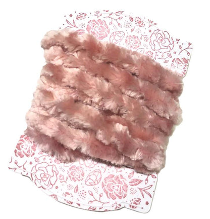 Hand dyed Chenille Trim - Rose