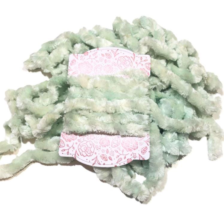 Hand dyed Chenille Trim - Mint