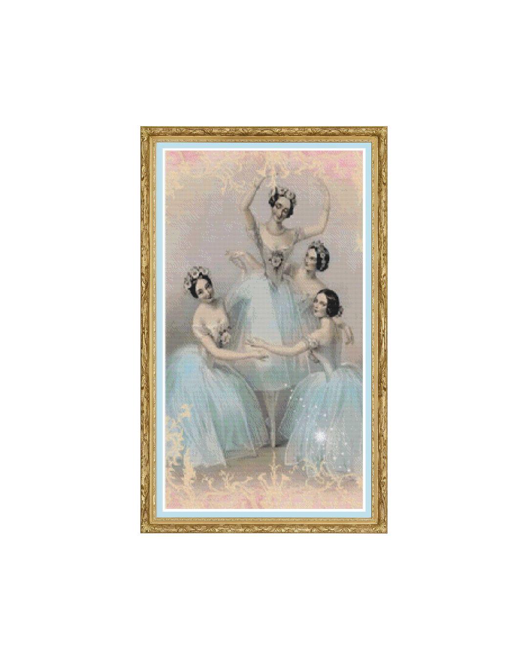 Corps de Ballet - PDF - Full Coverage PDF Cross Stitch Chart - Pattern Keeper Compatible*