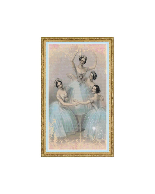 Corps de Ballet - PDF - Full Coverage PDF Cross Stitch Chart - Pattern Keeper Compatible*