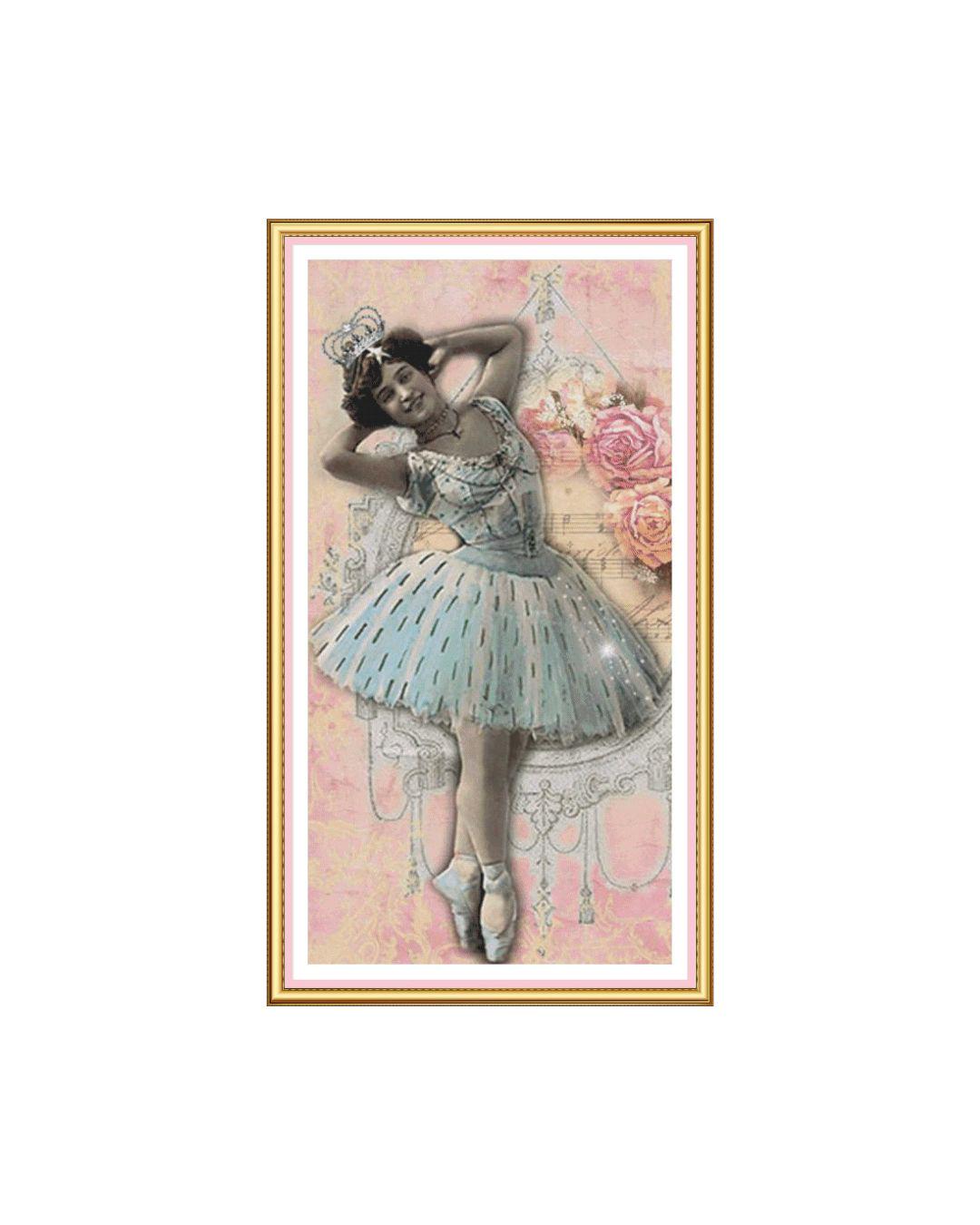 Ballerina Queen PDF Cross Stitch Chart - Pattern Keeper Compatible*