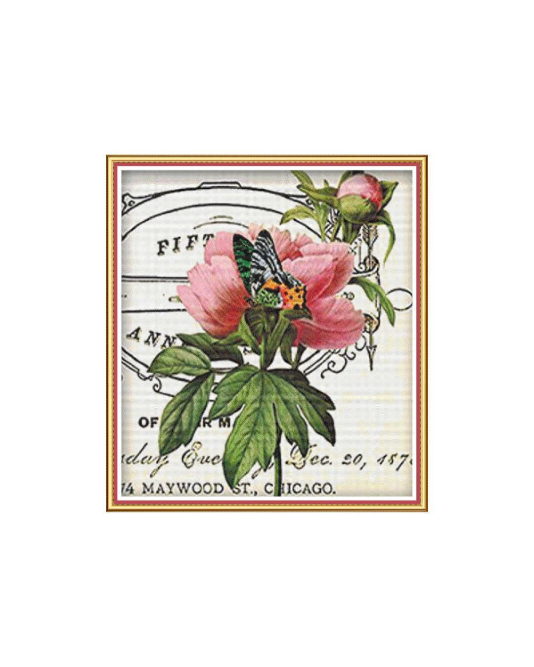 Chicago Pink PDF Cross Stitch Chart - Max colours - Pattern Keeper Compatible*