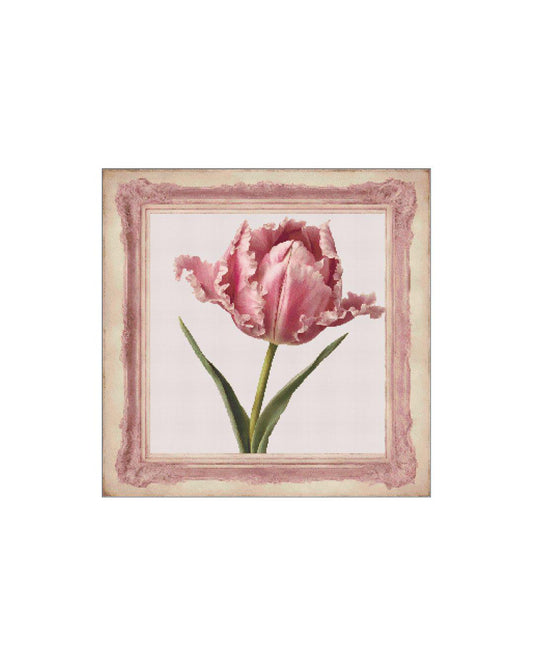 Frilled Tulip PDF Cross Stitch Chart - Pattern Keeper Compatible*