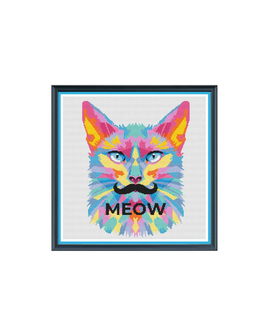 MEOW PDF Cross Stitch Chart Pattern Keeper Compatible*