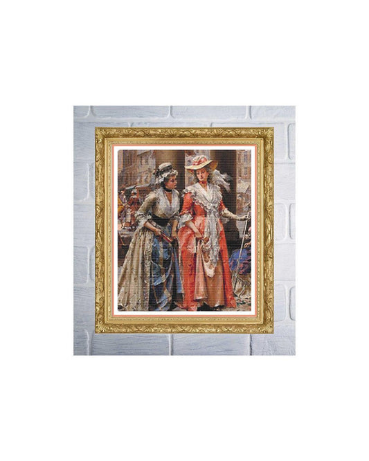 Marché - PDF - A French inspired Full Coverage PDF Cross Stitch Chart - Pattern Keeper Compatible*