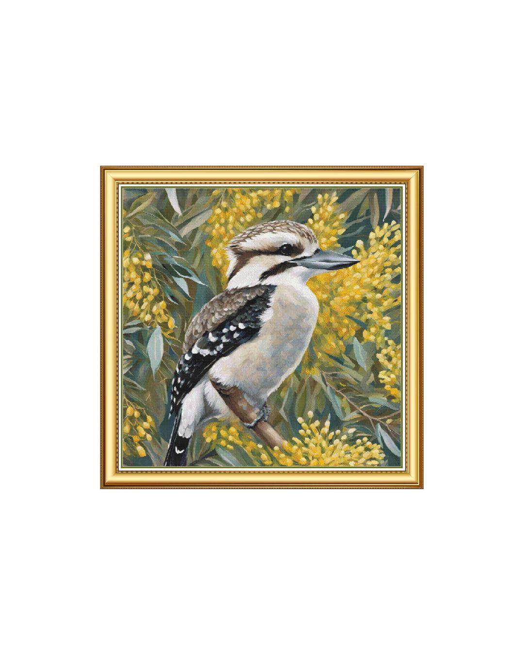 Mr Kookaburra PDF Cross Stitch Chart - Pattern Keeper Compatible*
