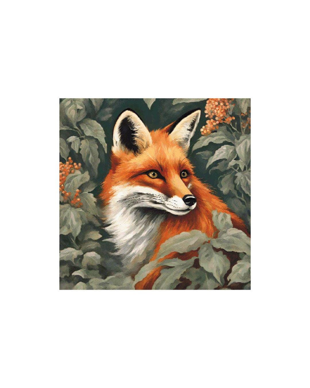 Mr Fox PDF Cross Stitch Chart - Pattern Keeper Compatible*