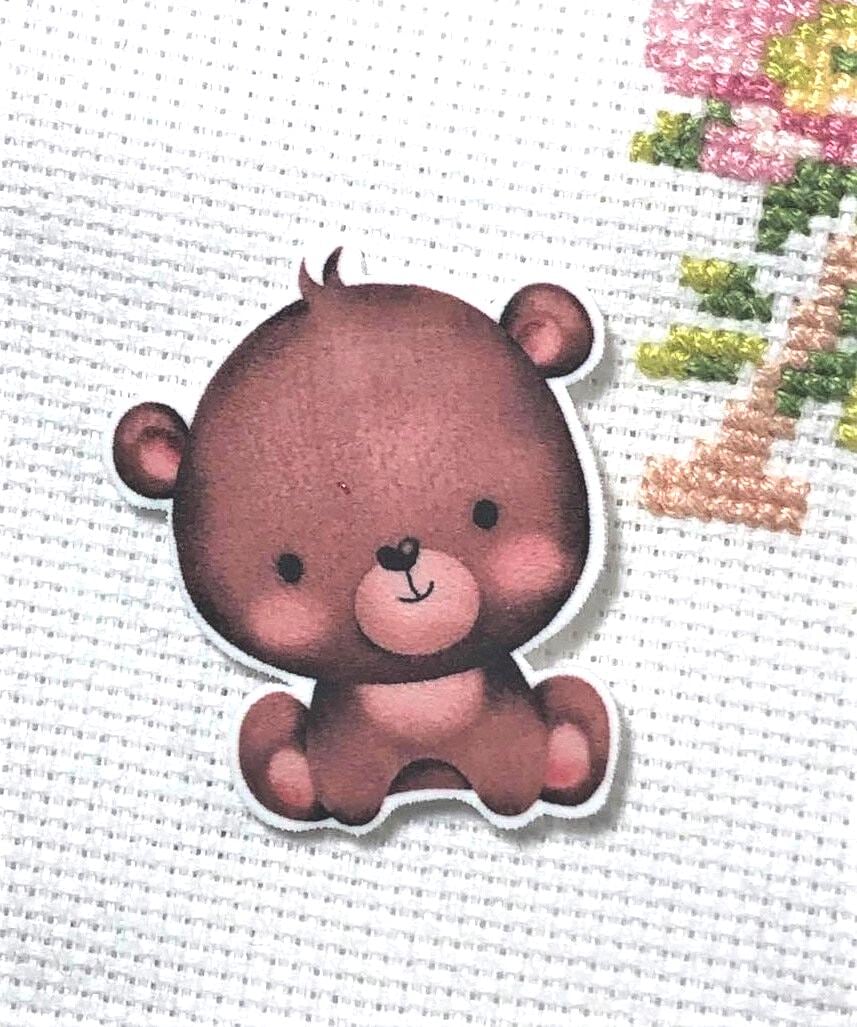 Cute Bear Needle Minder/Thread Holder/ Parking Aid