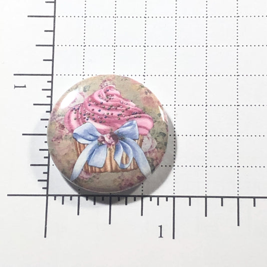 Pink Cupcake Needle Minder/Thread Holder/ Parking Aid