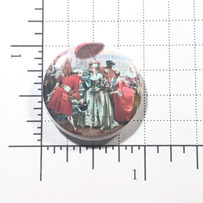 Vintage French Needle Minder/Thread Holder/ Parking Aid