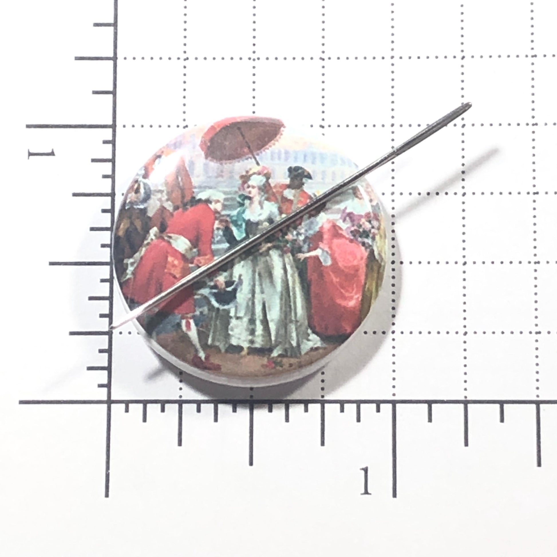 Vintage French Needle Minder/Thread Holder/ Parking Aid