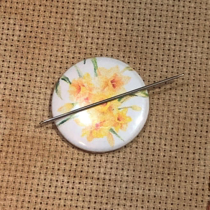 Jonquils Needle Minder/Thread Holder/ Parking Aid
