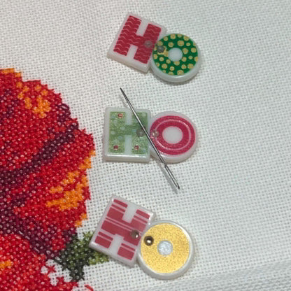 Christmas Set of 3 Needle Minder/Thread Holder/ Parking Aid
