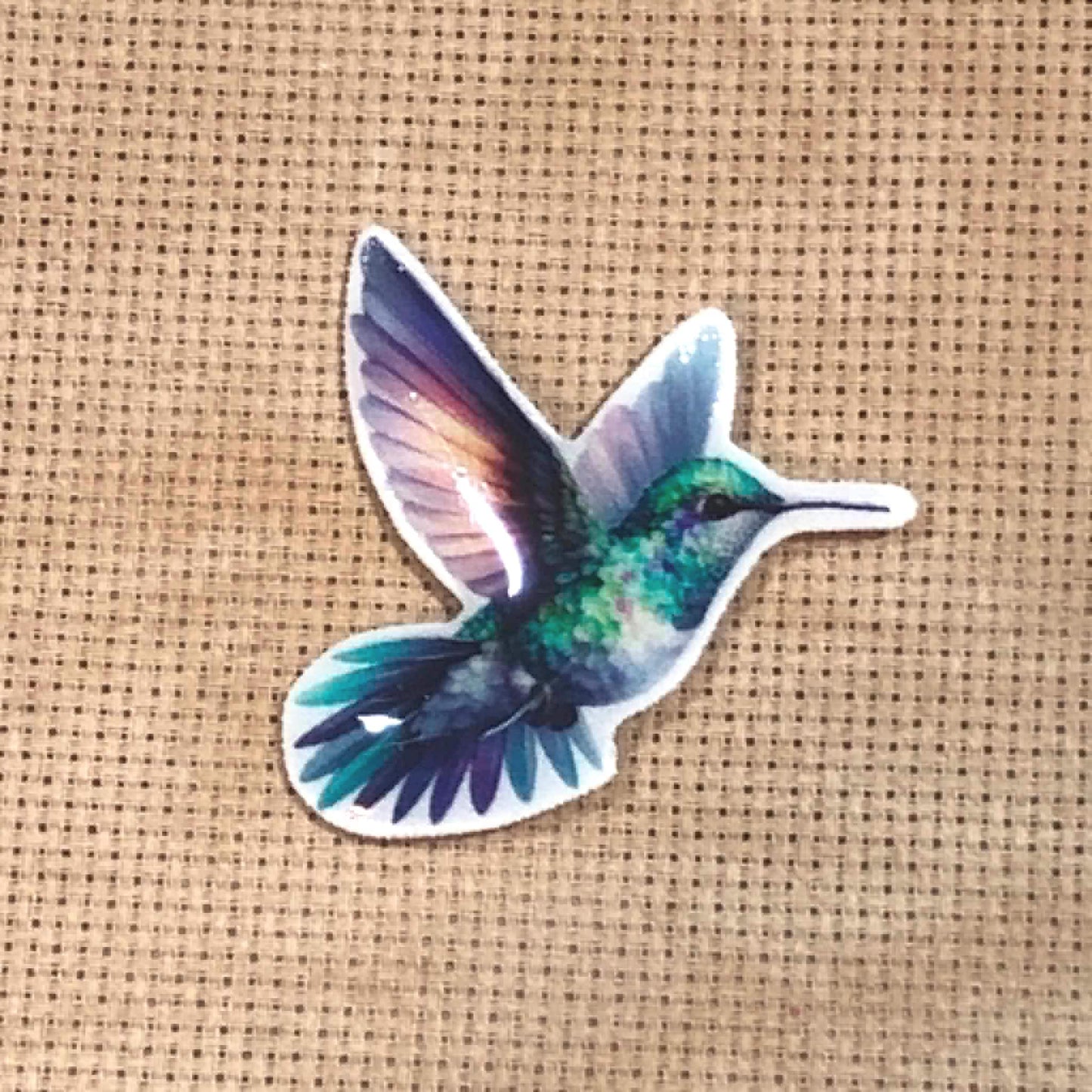 Hummingbird Acrylic Needle Minder for Cross Stitch and Needlework