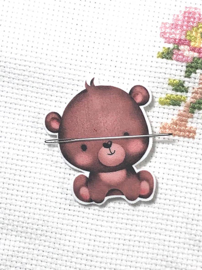 Cute Bear Needle Minder/Thread Holder/ Parking Aid