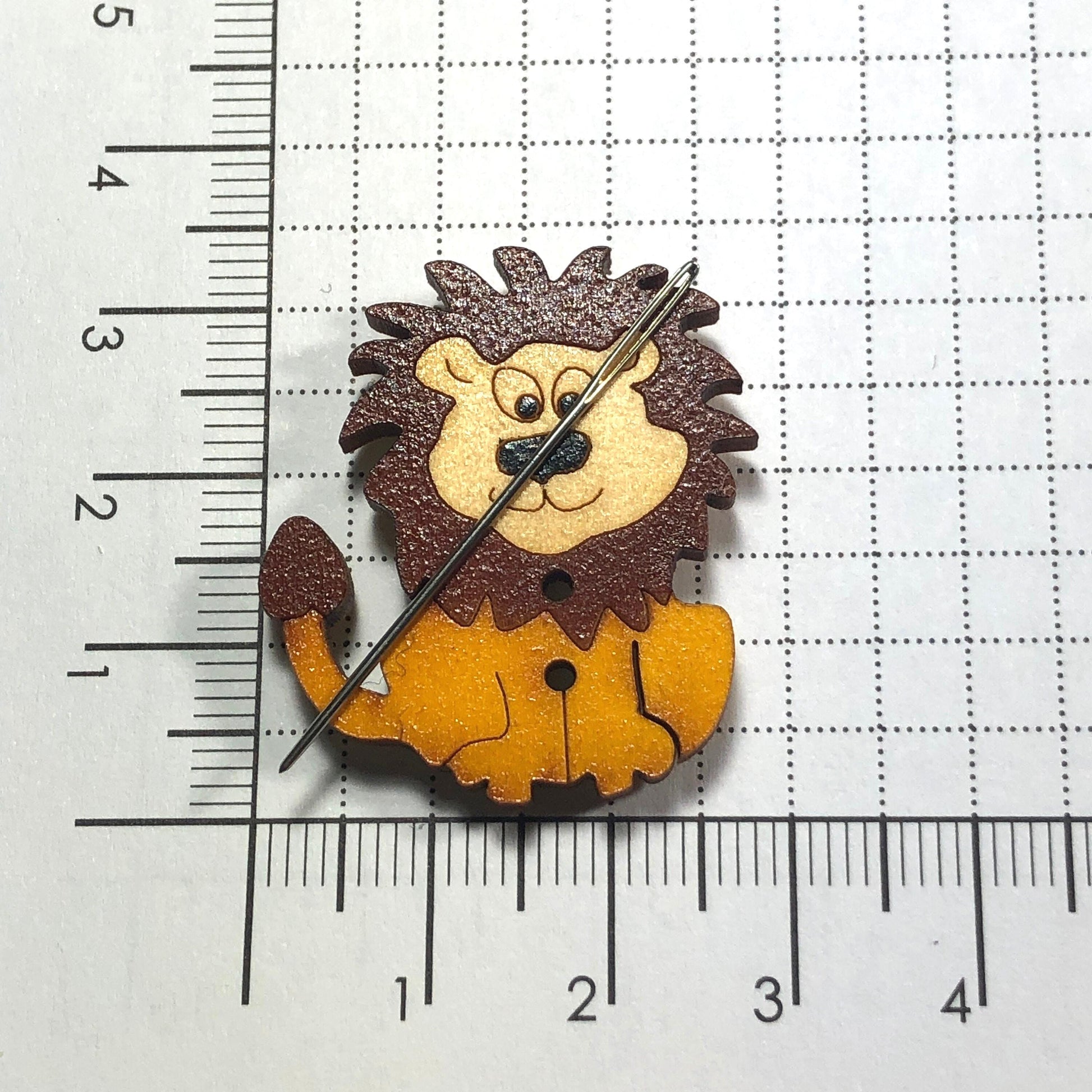 Lion Needle Minder/Thread Holder/ Parking Aid