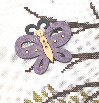 Big Butterfly Needle Minder/Thread Holder/ Parking Aid