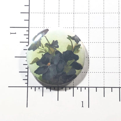 Vintage Flowers Needle Minder/Thread Holder/ Parking Aid