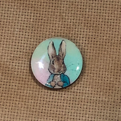 Peter Rabbit Wooden Needle Minder/Thread Holder/ Parking Aid