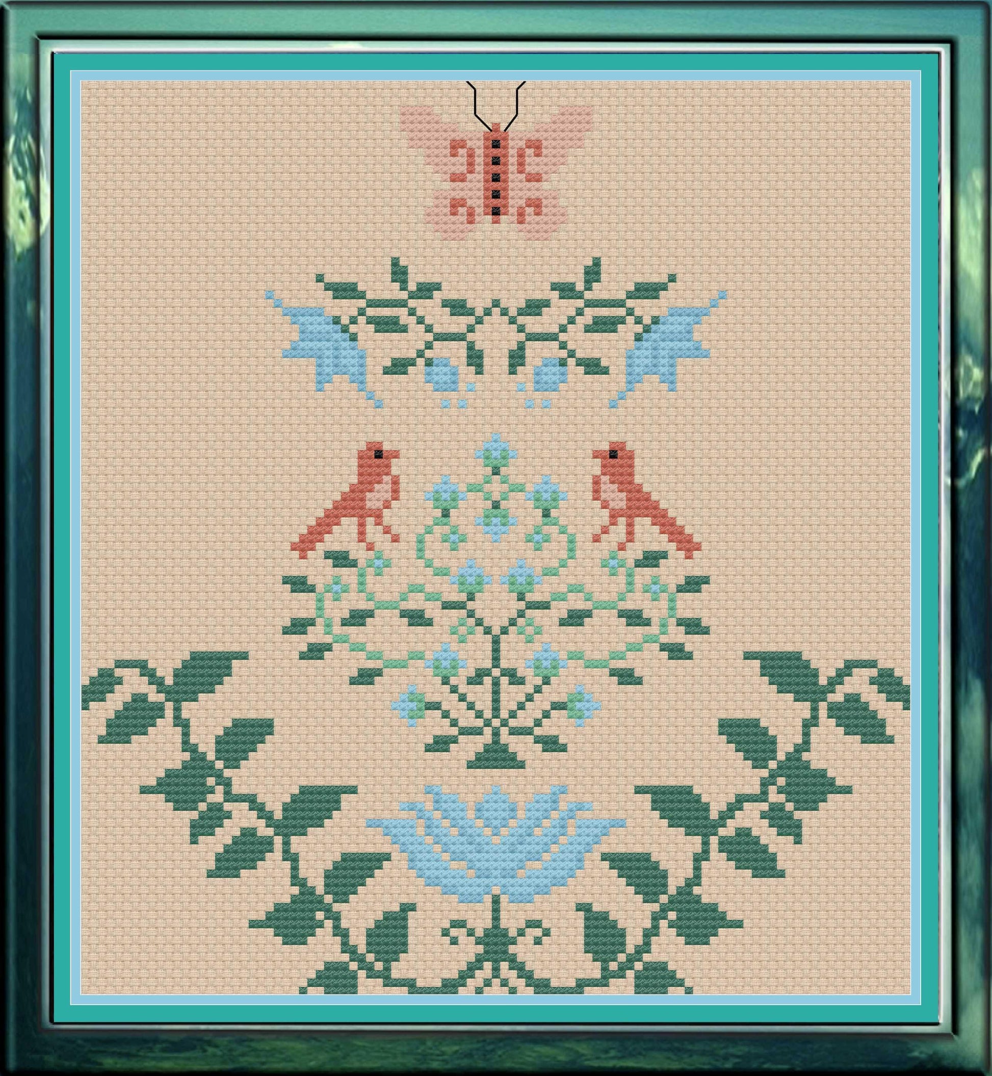 Winged Delights Cross Stitch Chart