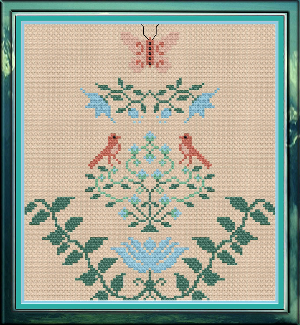Winged Delights Cross Stitch Chart