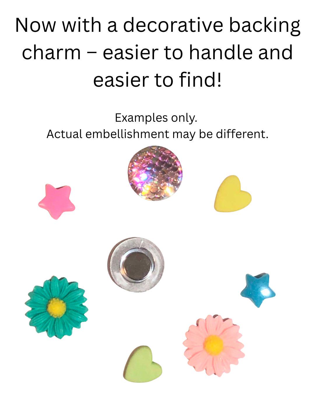 Hydrangea Acrylic Magnetic Needle Minder for Cross Stitch and Needlework